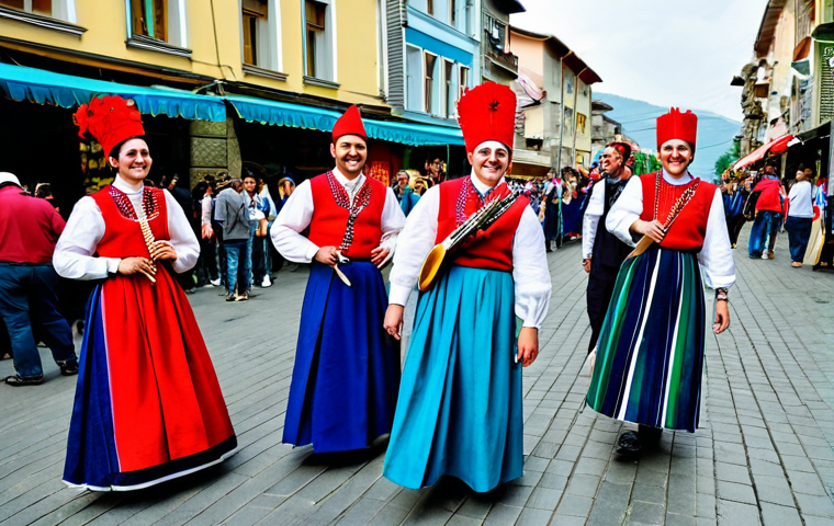 조지아의 독특한 축제와 전통 - Rtveli Grape Harvest**

"A joyful scene of a family harvesting grapes during Rtveli in Kakheti, Geor...