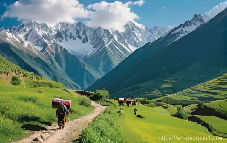 조지아와 주변국 여행 루트 - **Armenian Monasteries Against Majestic Landscapes:** A breathtaking, panoramic view of the ancient ...