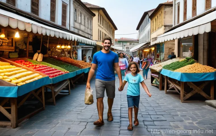 조지아 국제학교와 교육 환경 - **Prompt:** Inside a bright, modern international school classroom in Tbilisi, a diverse group of st...